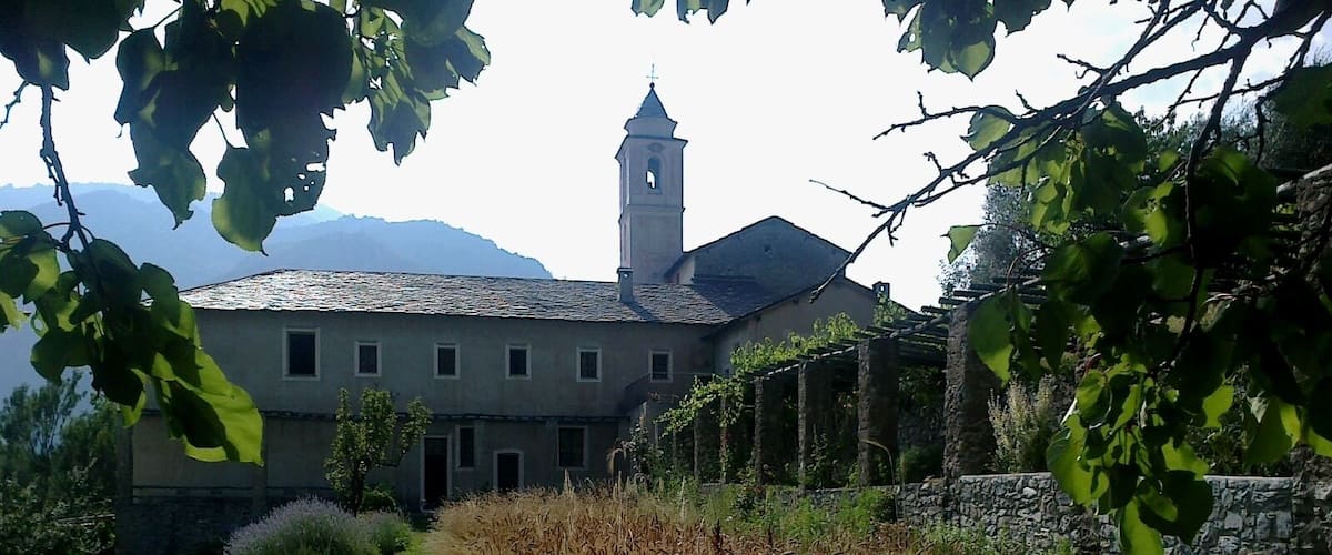 La Roya Saorge Monastere Franciscain Jardin