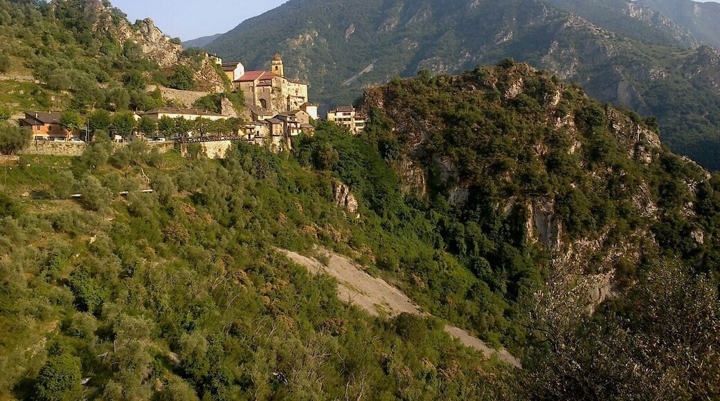 La Roya Saorge Route Nord Vue Saorge