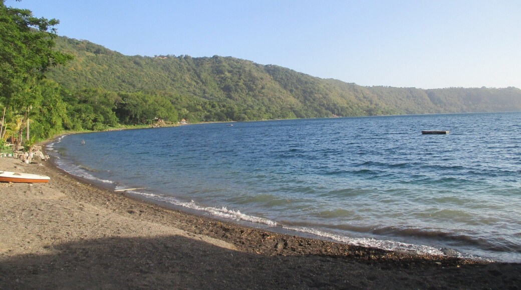 This is Laguna de Apoyo. I think it's an extinct volcano. 12/25/2015