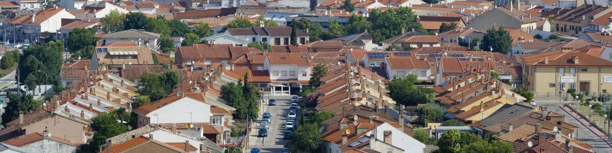 view of the village torres de la alameda in the community of madrid