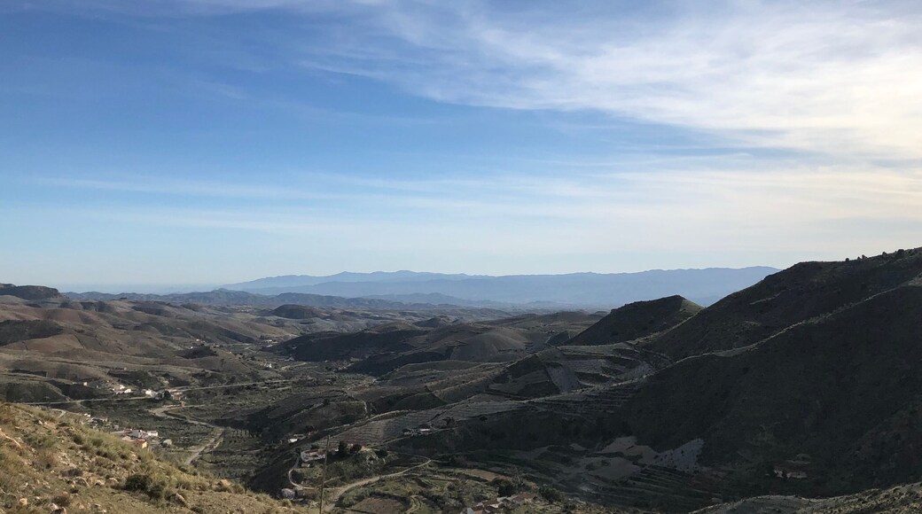 Views down the valley from Santuario de Nuestra Señora del Saliente. Looking towards Albox.