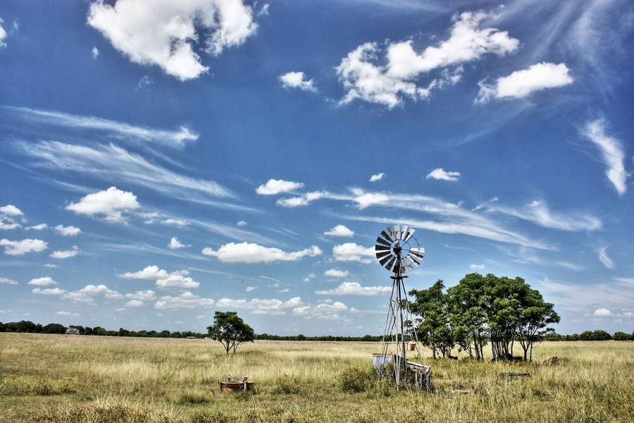 Wild clouds near Hockley Texas