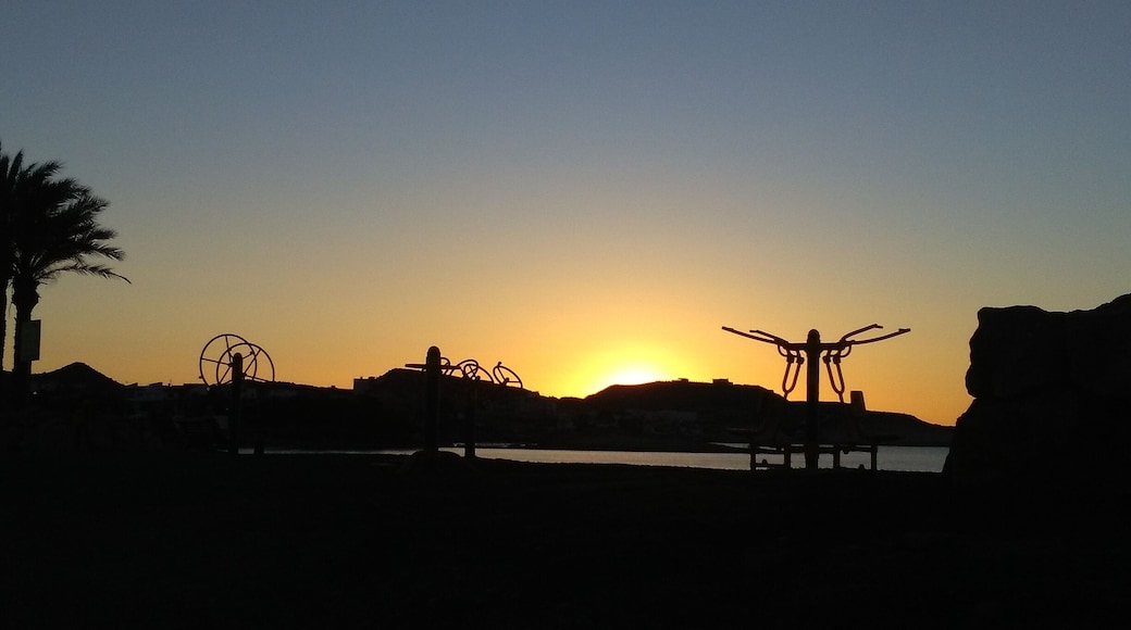 #SpaininMYheart
Exercise equipment on the beach. Love life here in Spain