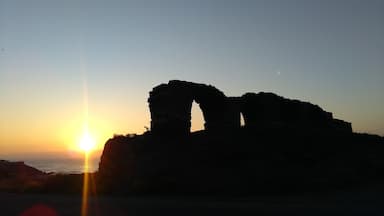 On the way to Villaricos from Pulpi are these old ruins (perhaps an old mine). Love sunrise