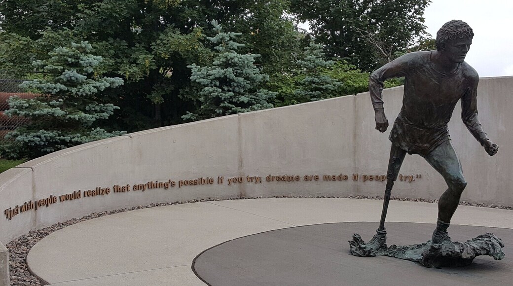 A hero to Canadians, Terry Fox began his Marathon of Hope at this spot hoping to make his way across Canada to raise money for cancer research.
-2017
