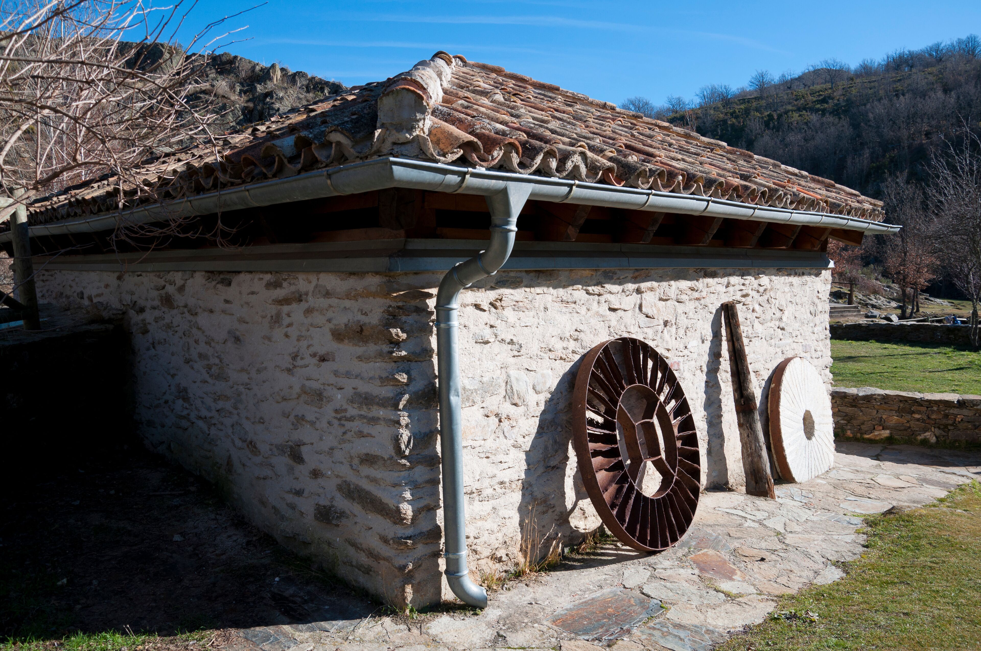 Old restored water mill