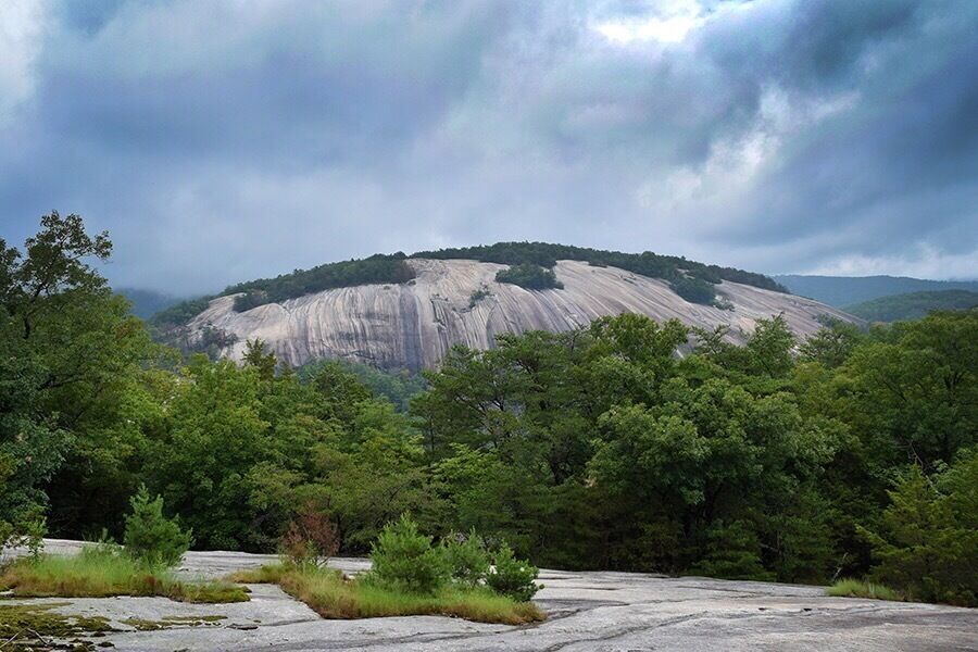 View of Stone Mountain from the Cedar Rock Trail. 
#TakeAHike