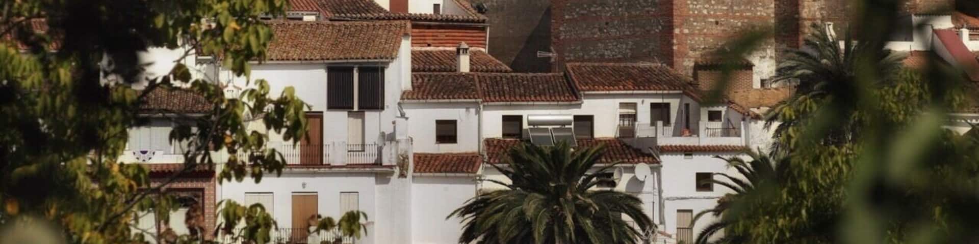 A 6km walk from the village of Castano del Robledo is Galaroza. Andalusia , Spain . Tapas Bars here are pretty good.