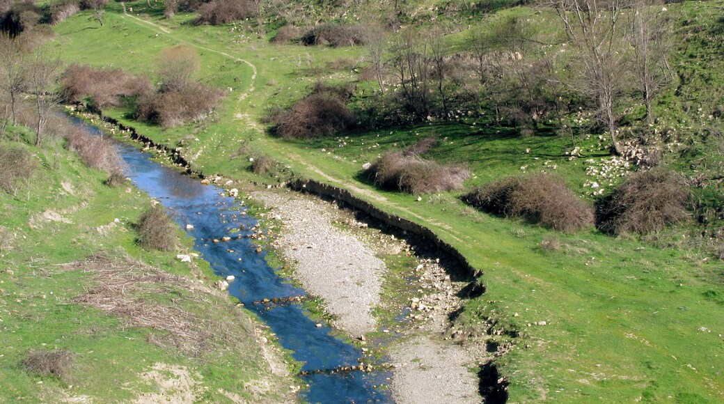 Río Lozoya a su paso por el Pontón de la Oliva, España.
