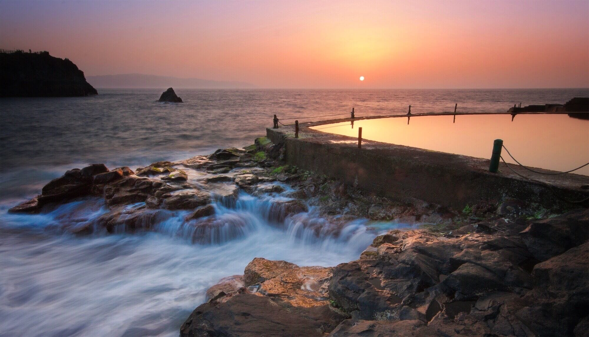 This a natural swimming pool I found in Tenerife, as you can see it makes a great foreground feature for a sunset. I love doing long exposures in these types of situations. 