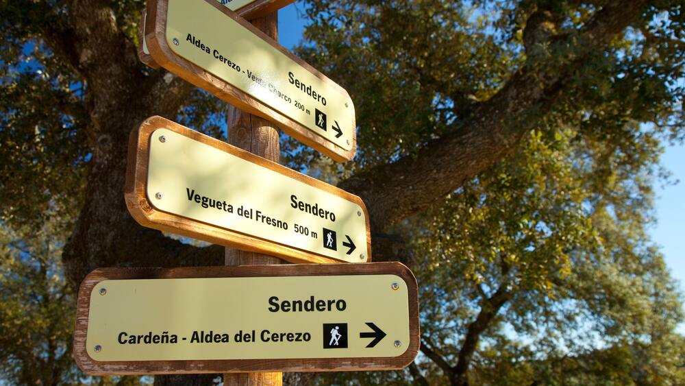 Senderos, Parque Natural Sierra de Cardeña y Montoro,Cordoba, Andalucía, España
