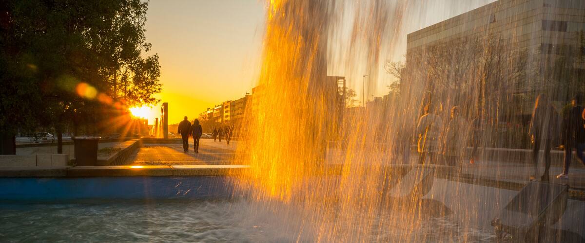 Vial Norte fountains, Cordoba, Spain