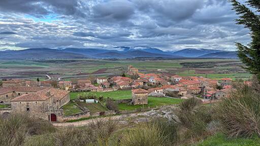Picturesque medieval village of Villanueva de Henares - Aguilar de Campoo