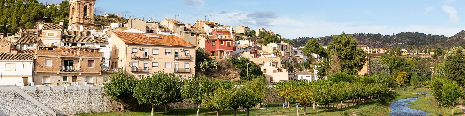 a view of Calles village, province of Valencia, Valencian Community, Spain