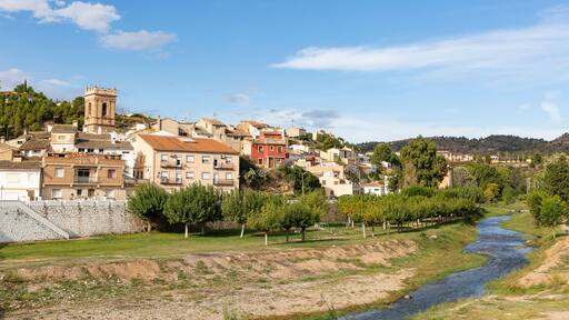 a view of Calles village, province of Valencia, Valencian Community, Spain