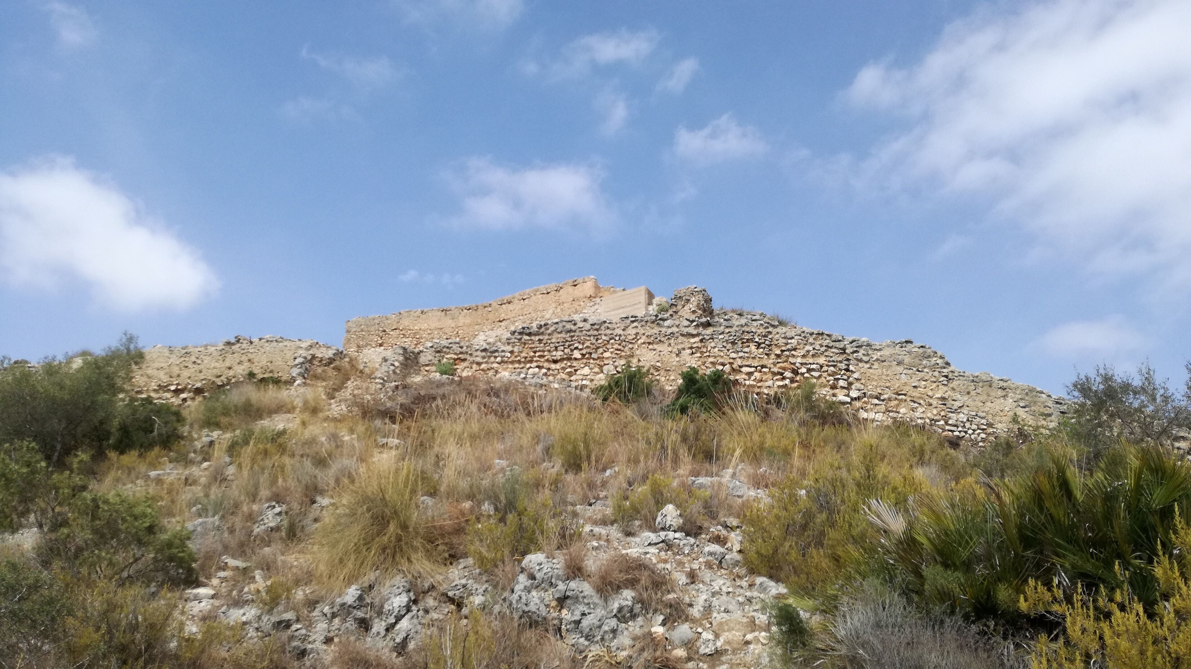 Vista del Castell dels Alcalans.