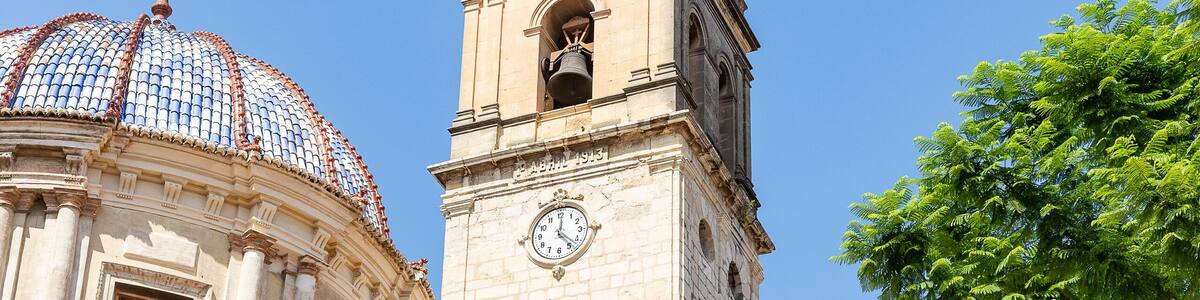 Parish Church of the Assumption in Carcaixent city, province of Valencia, Spain