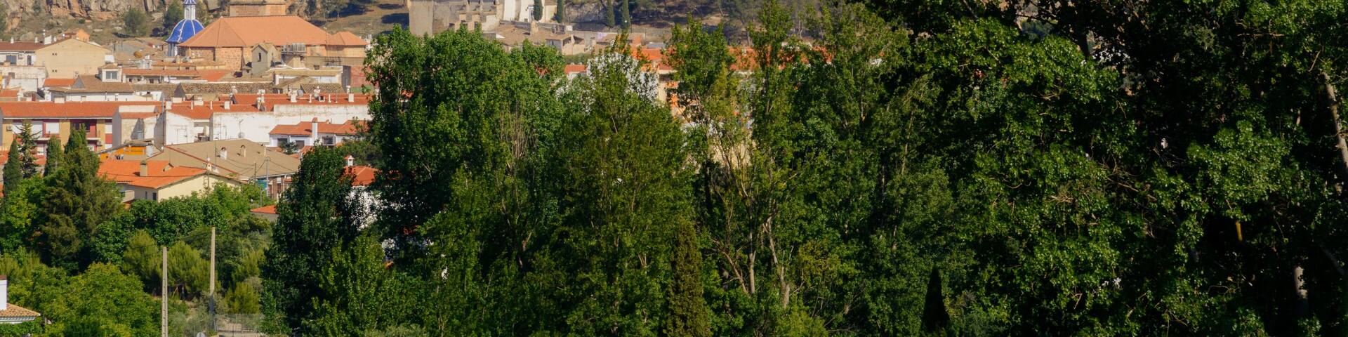VISTA DE LA POBLACIÓN DE AYORA. COMUNIDAD VALENCIANA. ESPAÑA