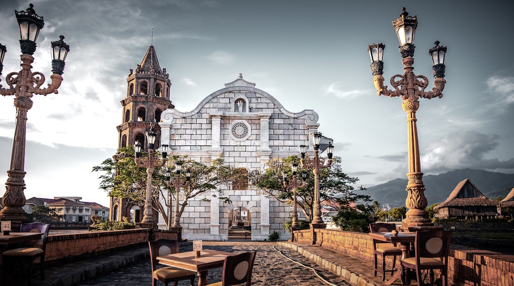 Beautifully reconstructed Filipino heritage and cultural houses that form part of Las Casas FIlipinas de Acuzar resort at Bagac, Bataan, Philippines.
