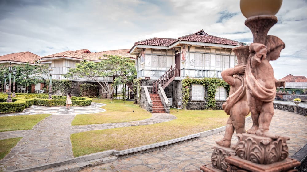 Beautifully reconstructed Filipino heritage and cultural houses that form part of Las Casas FIlipinas de Acuzar resort at Bagac, Bataan, Philippines.