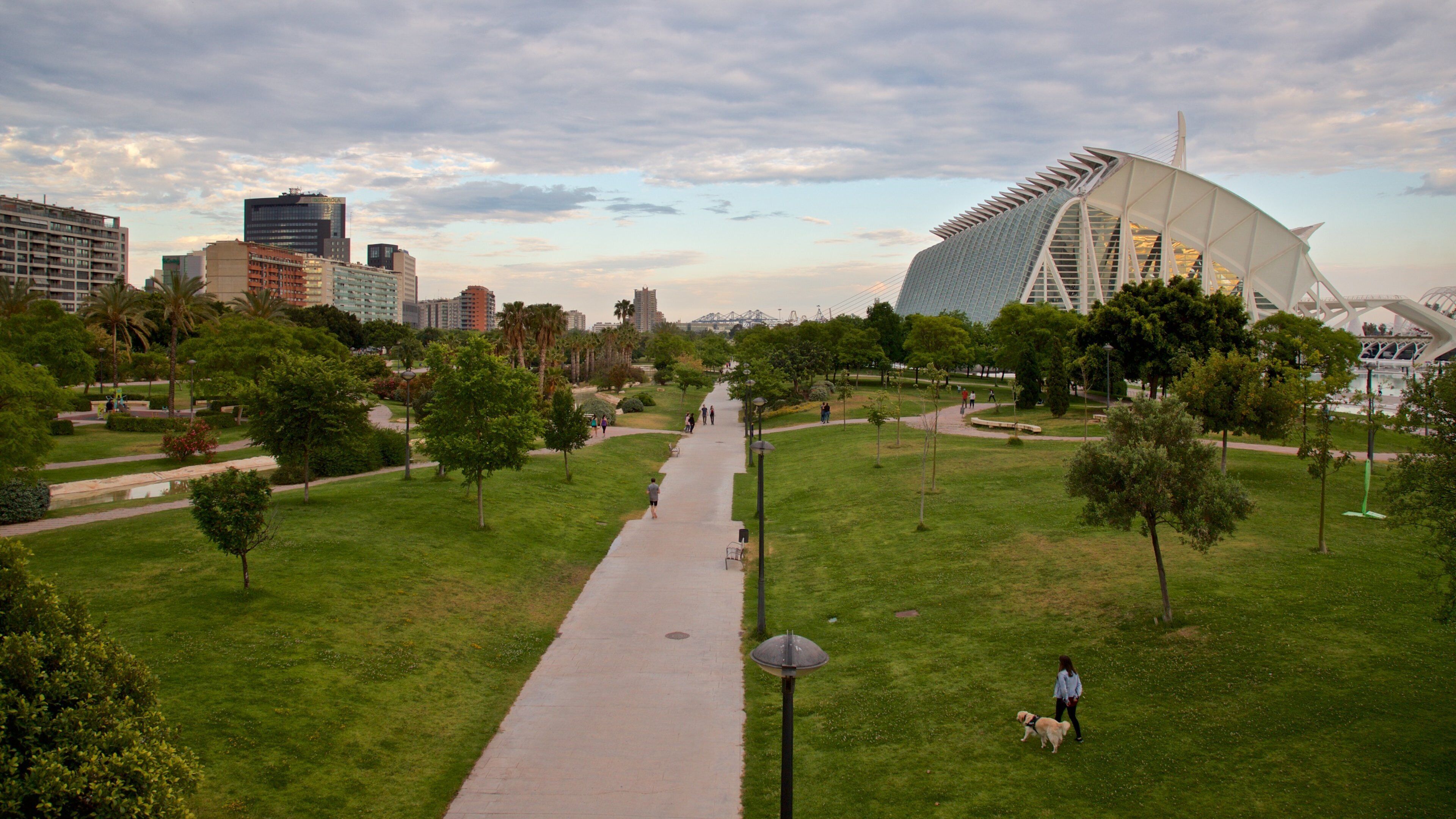 Camins al Grau featuring a sunset, modern architecture and a garden