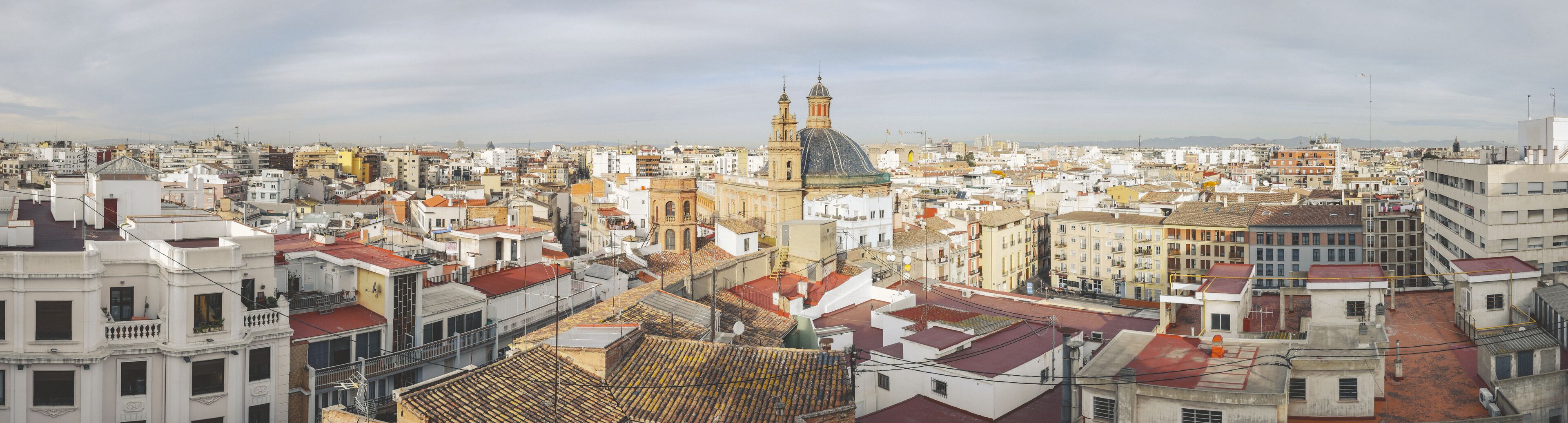 Streets of Valencia, Spain on 30.01.2019