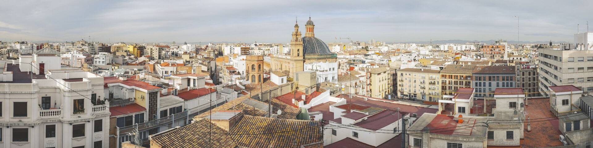 Streets of Valencia, Spain on 30.01.2019