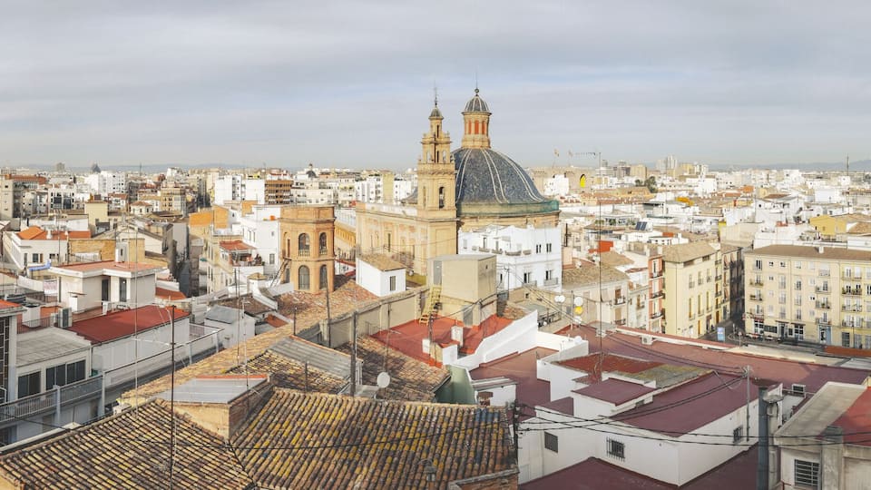 Streets of Valencia, Spain on 30.01.2019
