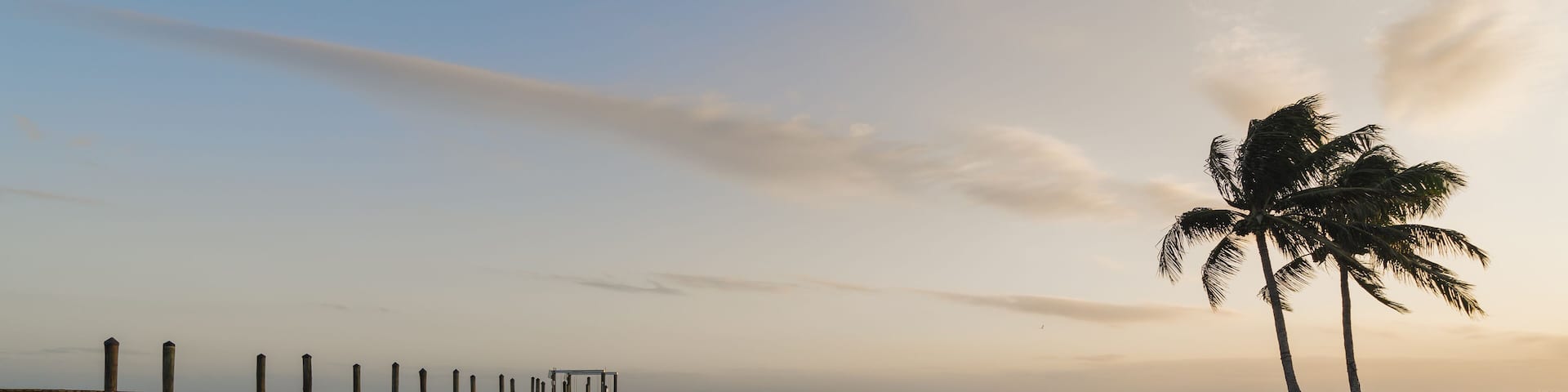 Sunset on the southern end of Pine Island, Florida.