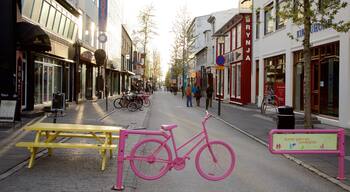 Reykjavik og byder på gadeliv