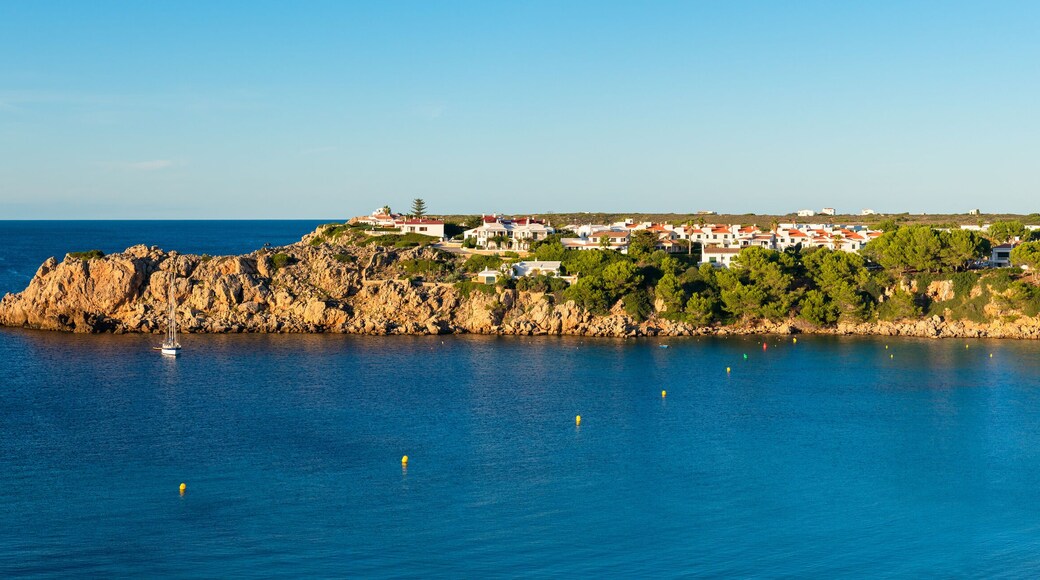 Arenal d'en Castell beach, one of the best resort beaches on Menorca, Spain