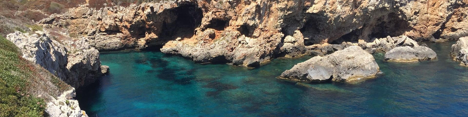 Cala rafalet is Difficult to find, and not easy to access, but itâs nice trying... view is still stunning from up here isnât it?