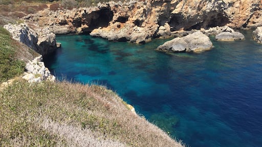 Cala rafalet is Difficult to find, and not easy to access, but it’s nice trying... view is still stunning from up here isn’t it?