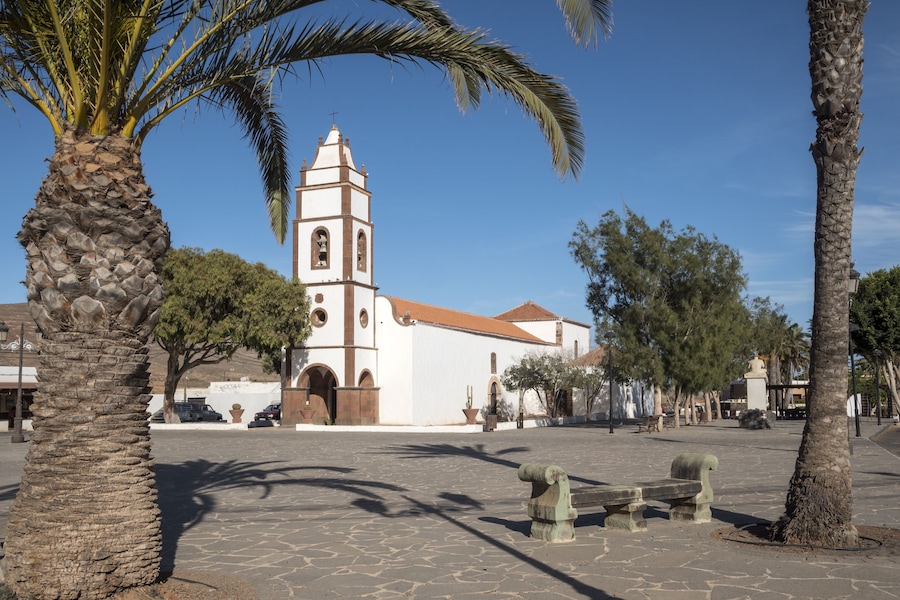 The church of St Dominic (Parish Church of Santo Domingo de Guzman) Tetir Puerto del Rosario Fuerteventura Canary Islands Spain