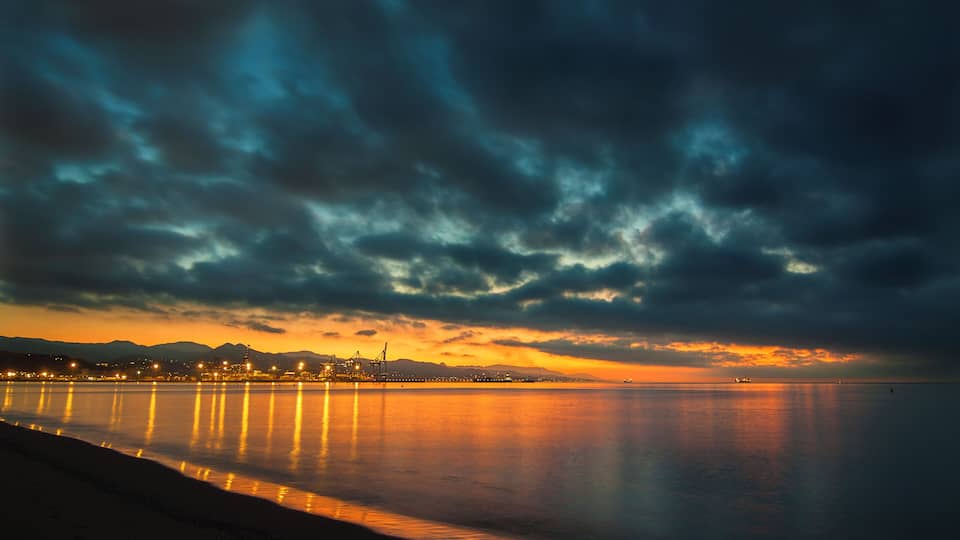 Playa de la Misericordia, Málaga, Spain