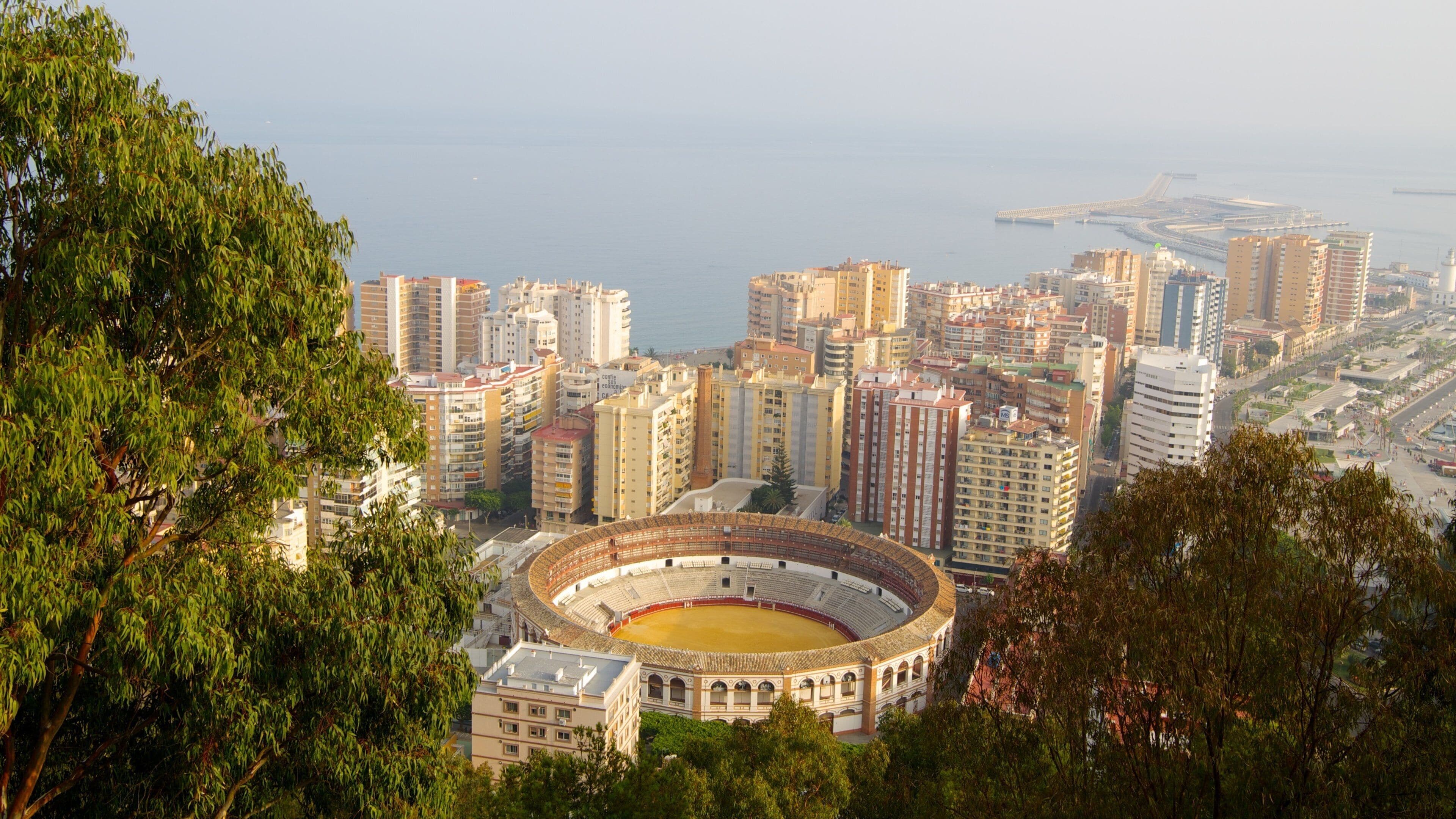 Málaga mostrando una ciudad