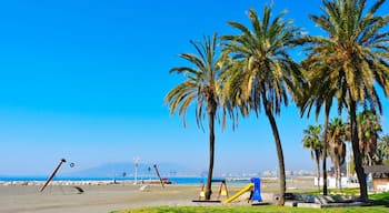 El Palo Beach in Malaga, Spain