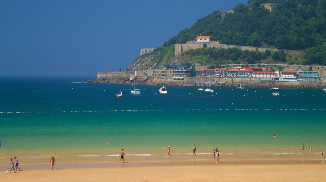 Insel Santa Clara welches beinhaltet Strand, allgemeine Küstenansicht und Küstenort