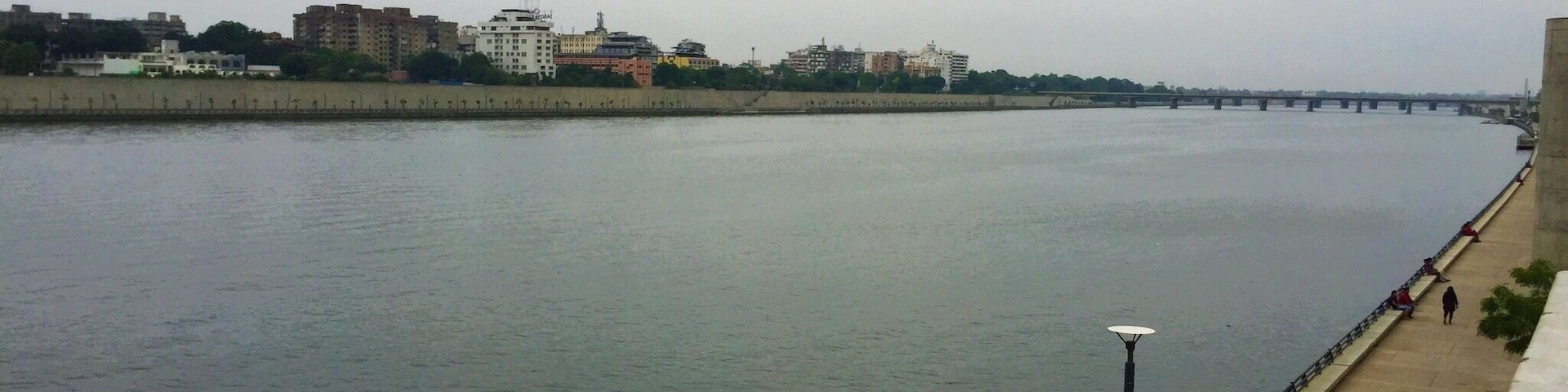 Sabarmati river- one of the major Rivers of india and historically knows as the site where Mahatma Gandhi set up his ashram.