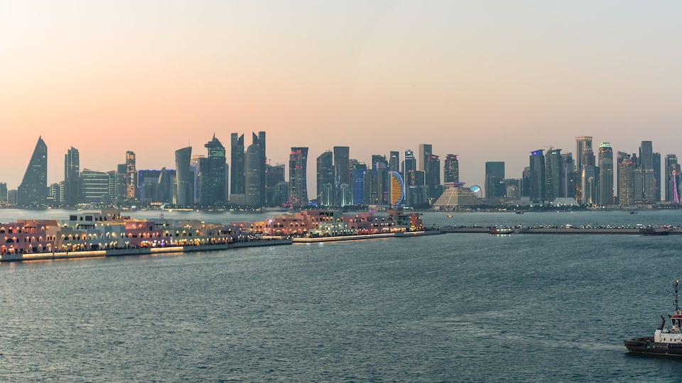 Twilight Splendor of Doha