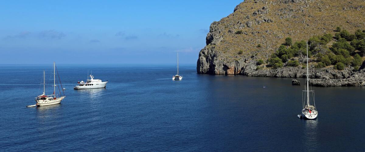 The coast near Sa Calobra (Majorca, Spain)
