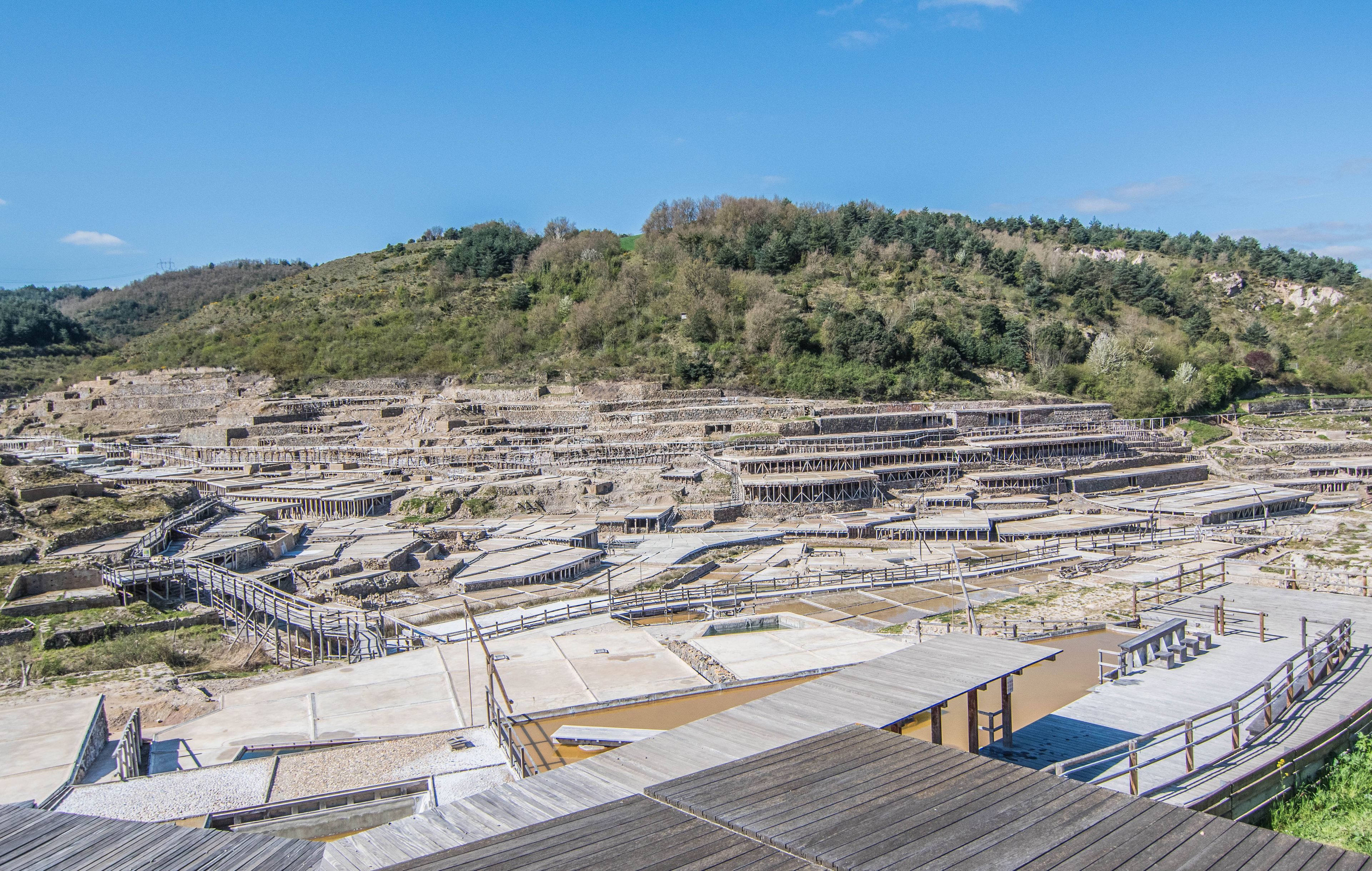 Salt pans in Salinas de Añana, Álava