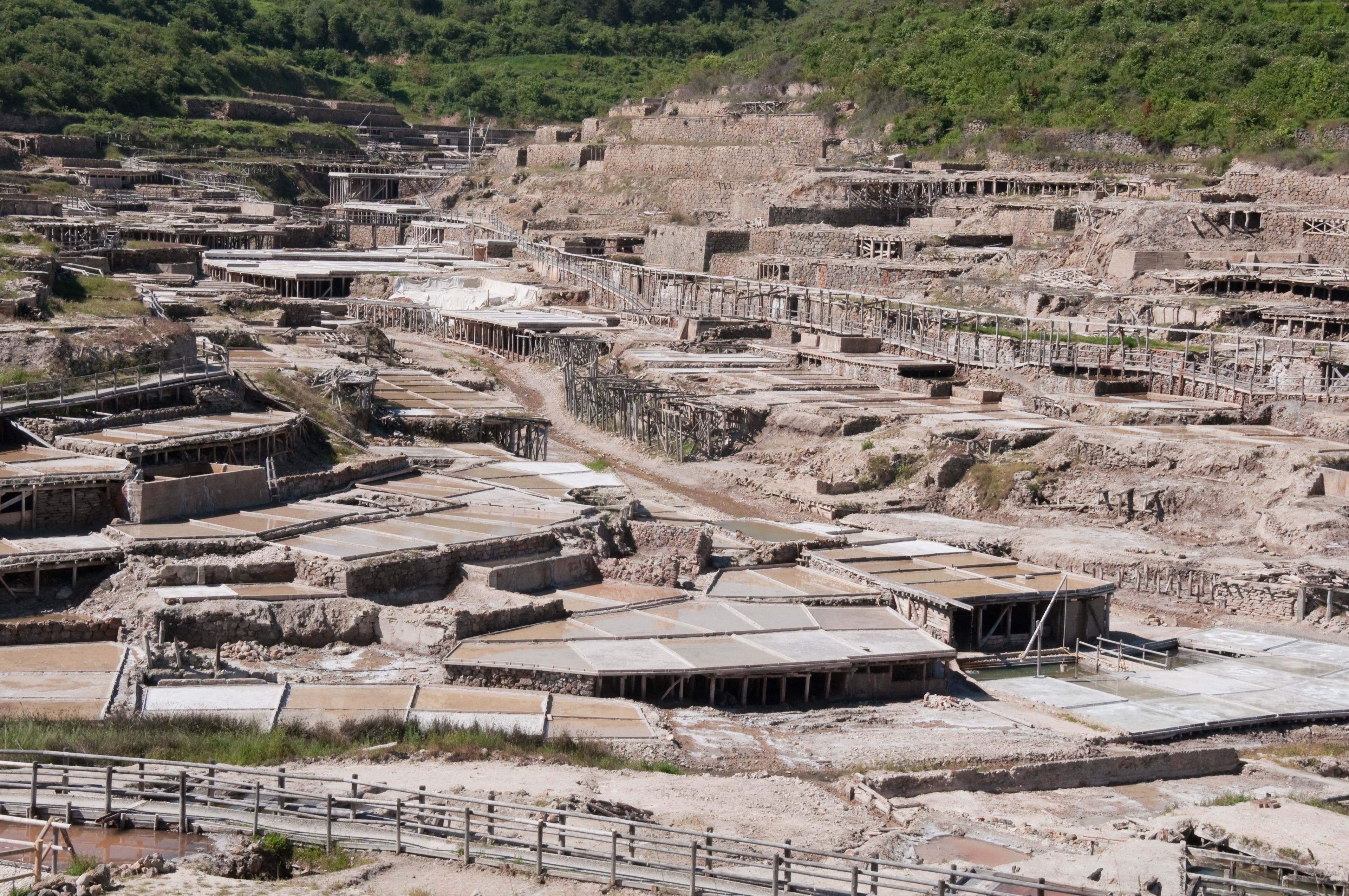 The Salt Valley of Salinas de Anana, Alava (Spain)
