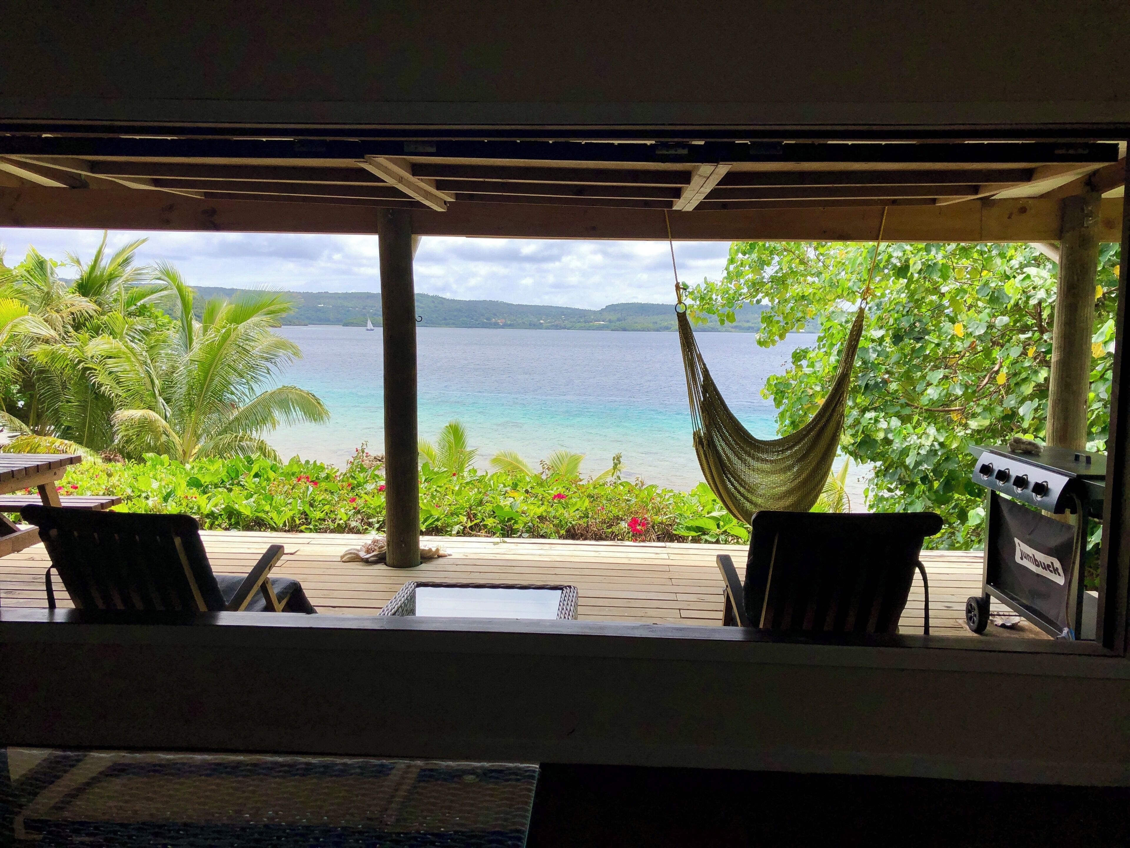 Our accommodation in Vava’u for the swim with humpback