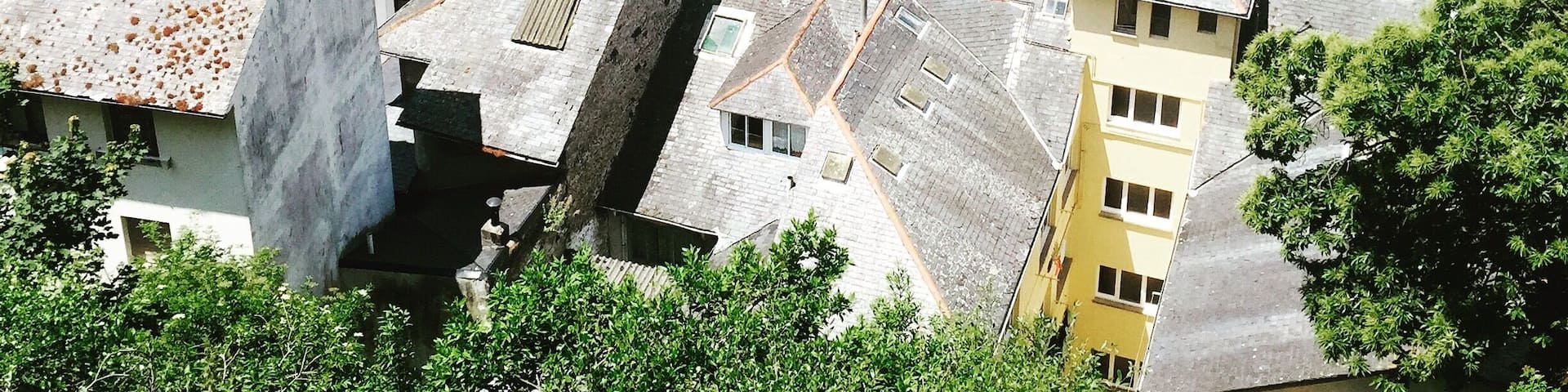 View of Luarca as I approach on foot