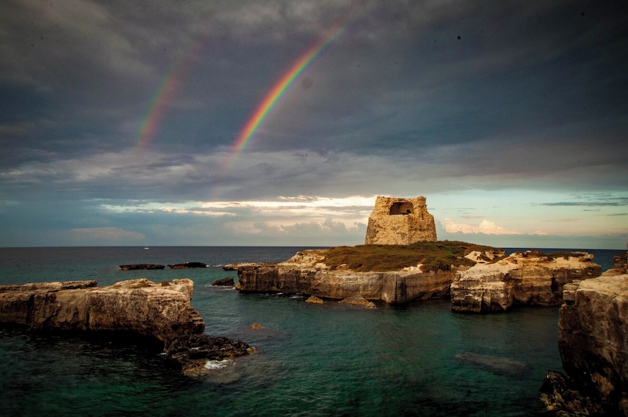 Roca Vecchia or Rocavecchia is a coastal town of Salento, in the province of Lecce. It overlooks the Adriatic Sea and is located between San Foca and Torre dell'Orso