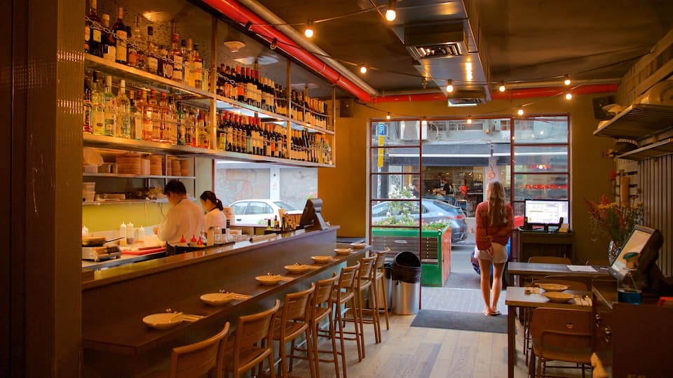 Florentin featuring interior views and a bar as well as a small group of people