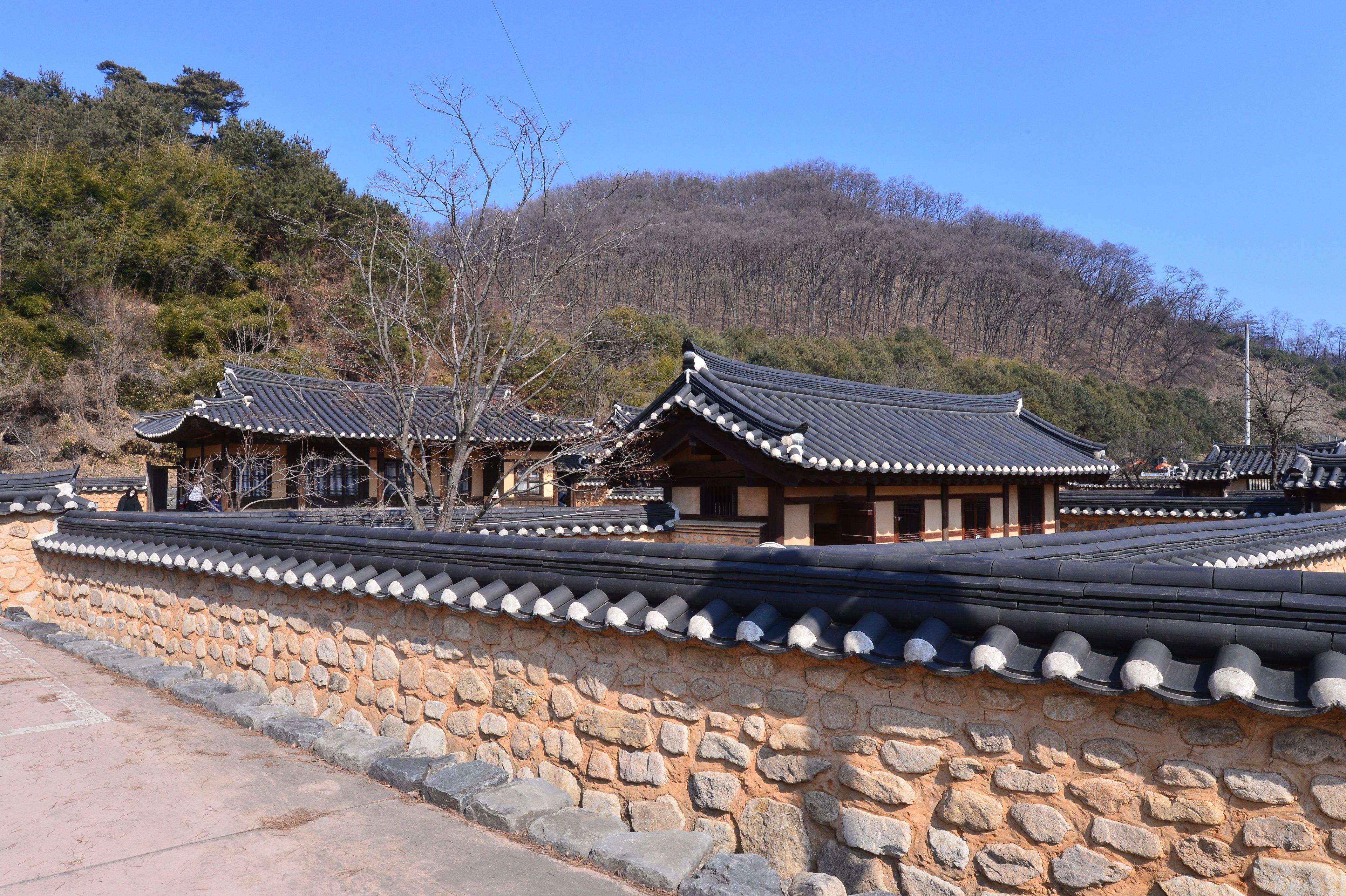 Korean traditional house built in 1730. in Goesan, South Korea.