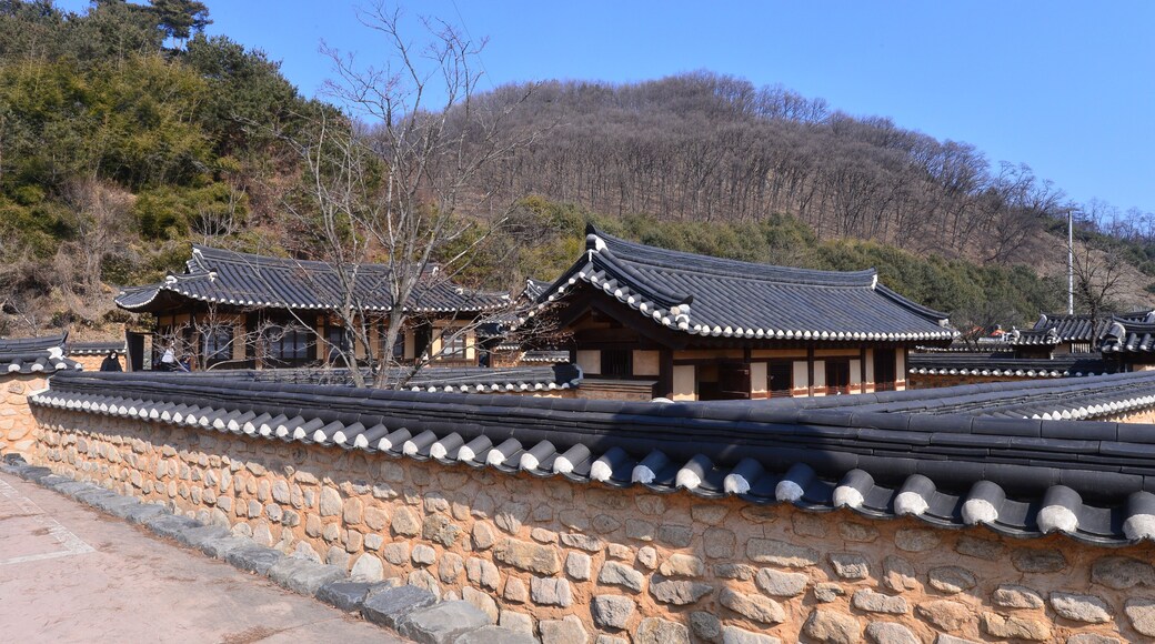 Korean traditional house built in 1730. in Goesan, South Korea.