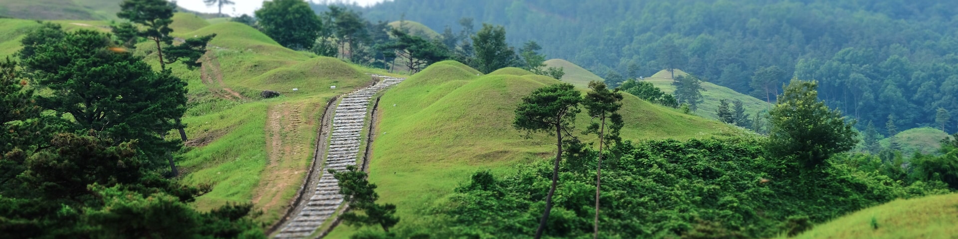 Jisandong Ancient Tombs in Goryeong, South Korea.